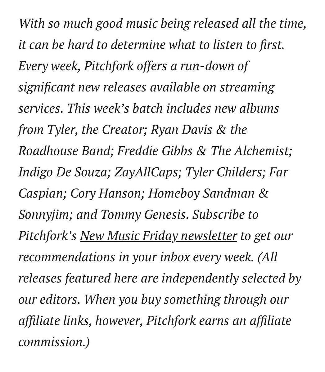 Me &amp; <a href="/tylerthecreator/">T</a> in Pitchfork today