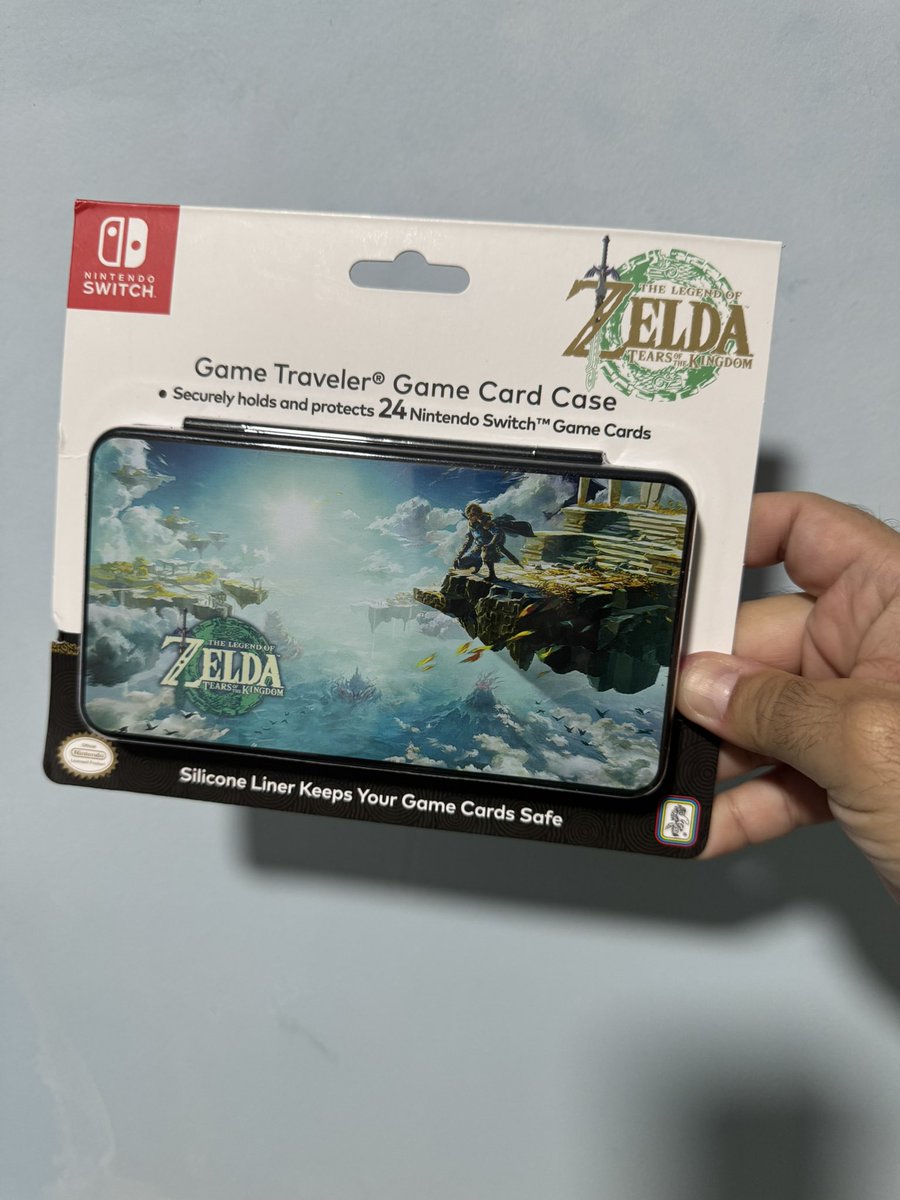 brunogabrielrj's tweet image. Valeu ofertas Nintendo! Chegou meu game card case que comprei na oferta pre prime day @danielreen é lindo demaaaais