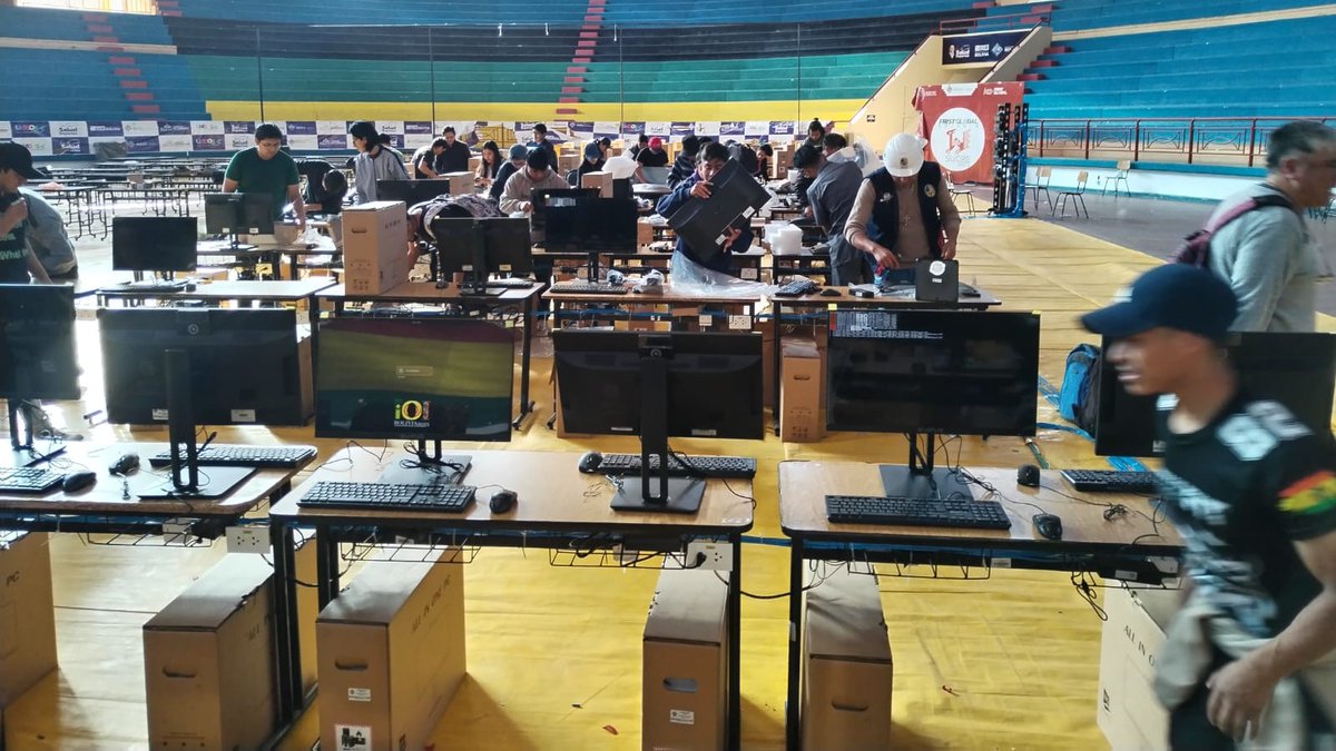 #Quipus entregó 450 computadoras All-in-One (AIO) al #MPD, destinadas a ser utilizadas en la 37.ª Olimpiada Internacional de Informática (IOI) 2025, que se celebrará en la ciudad de Sucre, Chuquisaca.
Más detalles 👉 produccion.gob.bo/?p=27211
#BicentenarioBolivia
