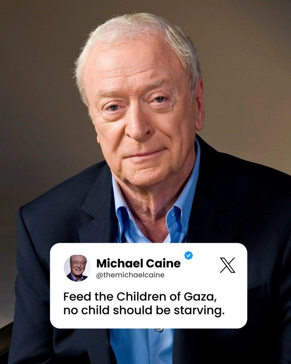 No man, woman or child should be made to starve. Young or old.
Michael Caine