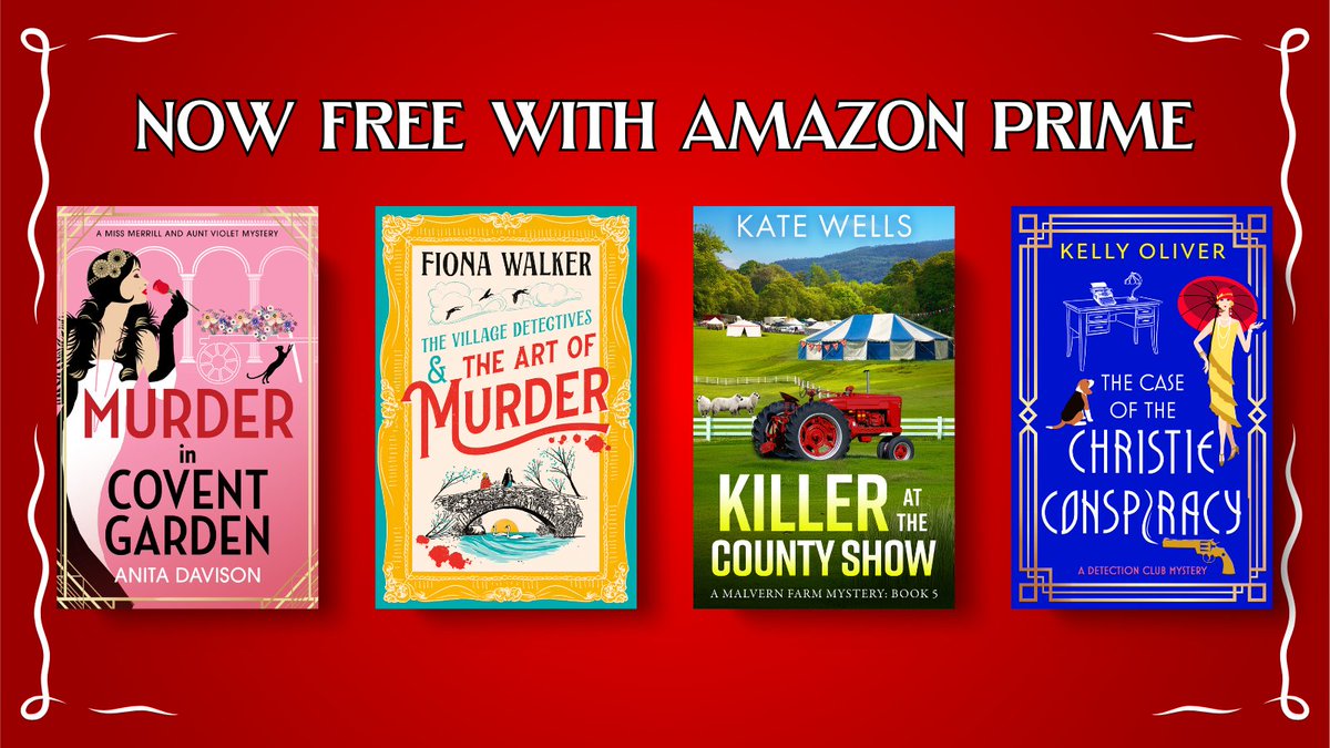 BoldwoodBooks's tweet image. Fill your weekend with a new cozy mystery! 🔍 Now available for free with Amazon Prime 📚 Get your next read here: amzn.to/3xYtIvH