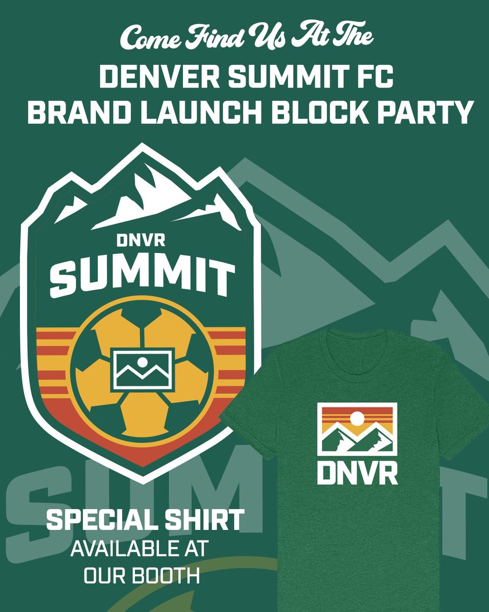 Swing by our booth tomorrow and grab this exclusive tee 👕🌄

Available at the Denver Summit brand launch!

➡️ denversummitfc.com/blogs/news/kno…