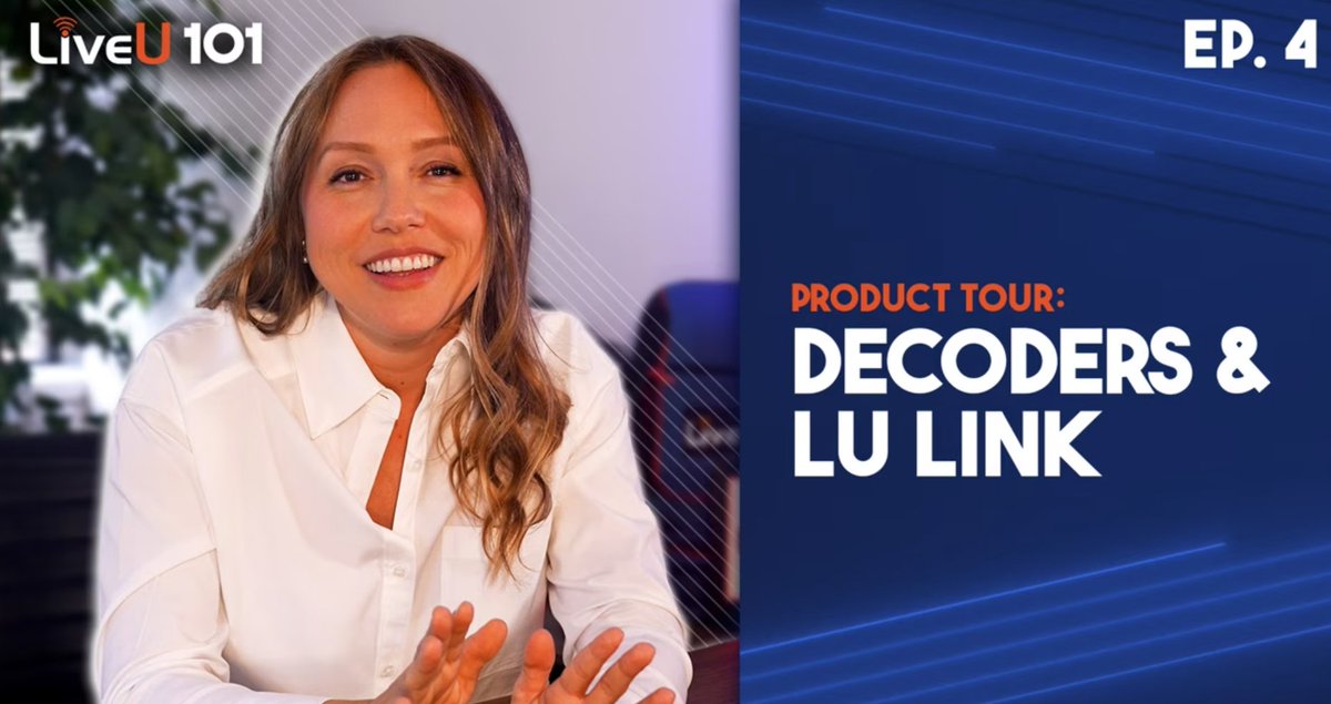 Decode Anywhere: Mobile Receivers, LU Link &amp; LiveU Transceiver Explained dlvr.it/TM6Tr0