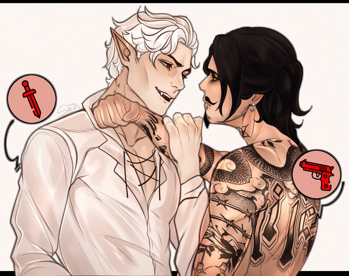 sai7n's tweet image. 🔪Astarion and Viktor 🔫
I need Neil Newbon voice in my head 24/7 instead of my own thoughts.....
#Warframe #Warframefanart #tennocreate