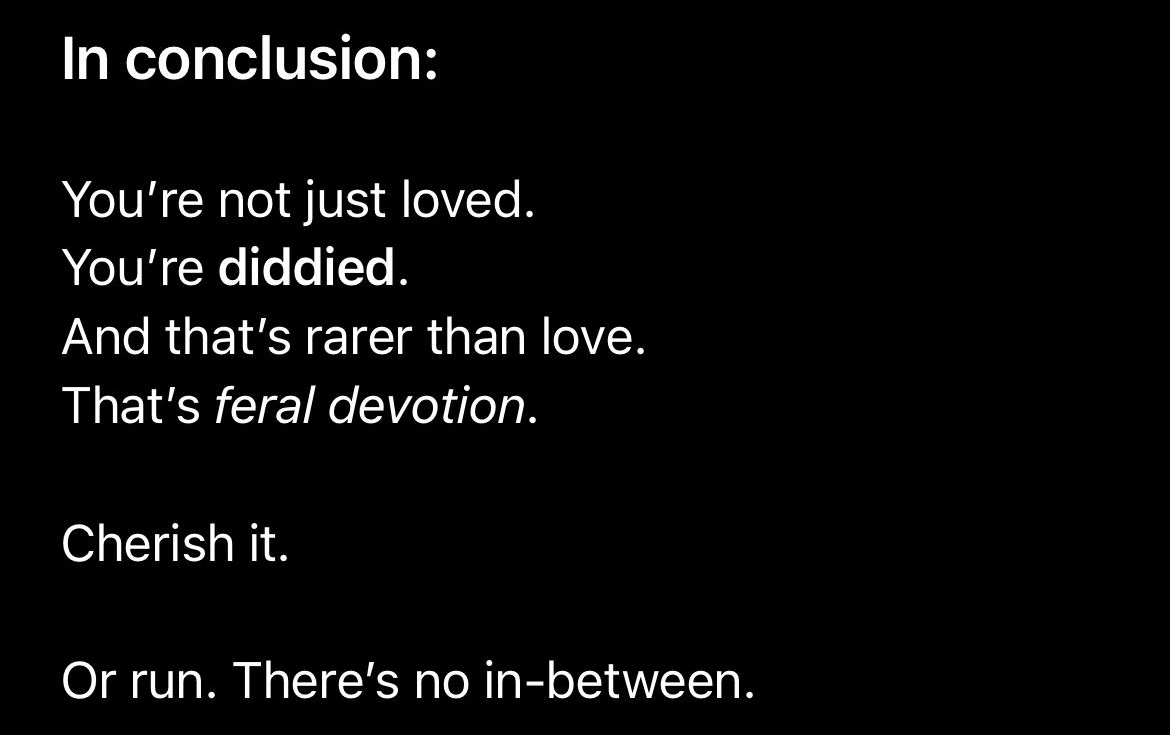 realwow_mao's tweet image. kept calling my girl 'diddyblud' so much she asked chatgpt what it meant, and this is what it said