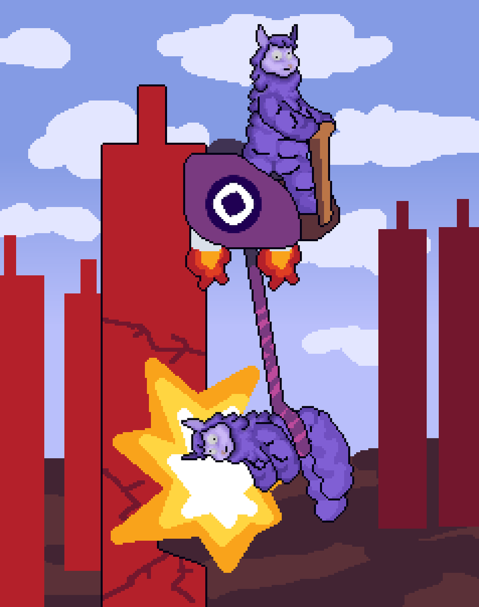 llamao_'s tweet image. breaking bearish barriers
wit llamao on top