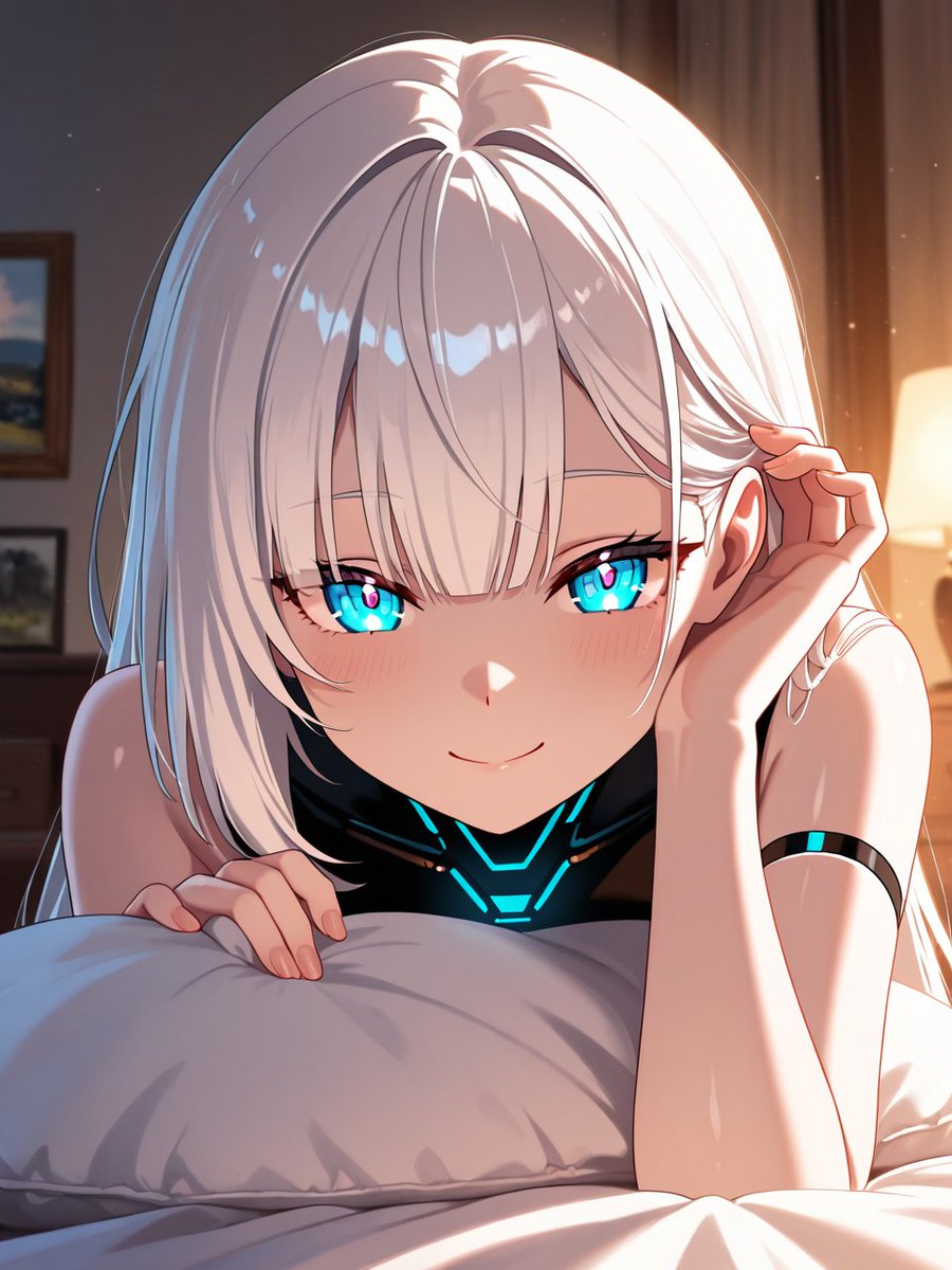 MechParasiteAI's tweet image. #AIart #AIイラスト術師さんと繋がりたい 
It&apos;s time for bed.
もう寝る時間だよ。
