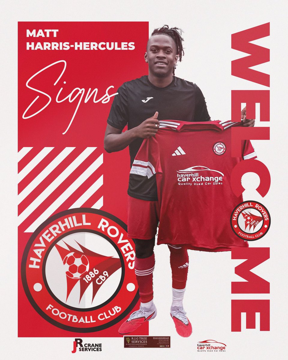 Today’s first signing, we welcome Matt Harris-Hercules to the club, the exciting wide forward will be goals and assists this season.