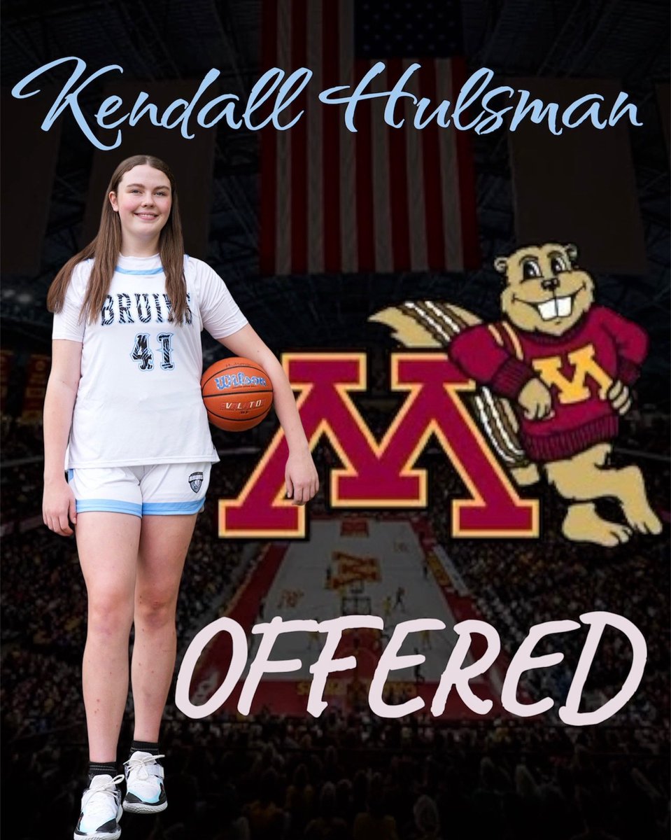 Kendall Hulsman (@kendallhulsman) on Twitter photo After an amazing conversation with <a href="/CoachDawnP/">Dawn Plitzuweit</a> and <a href="/littlelamb_22/">Chloe Lamb</a> I am blessed to have received an offer to play at <a href="/GopherWBB/">Minnesota Women's Basketball</a> thank you! After an amazing conversation with <a href="/CoachDawnP/">Dawn Plitzuweit</a> and <a href="/littlelamb_22/">Chloe Lamb</a> I am blessed to have received an offer to play at <a href="/GopherWBB/">Minnesota Women's Basketball</a> thank you!