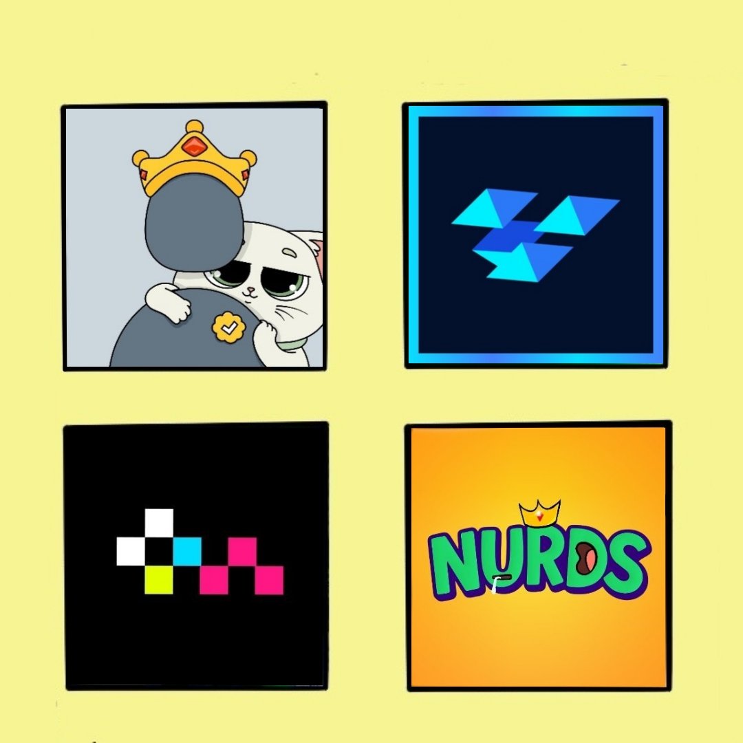 0xScribble's tweet image. NFTs creeping back? 👀
Here are 4 projects heating up:
• @NurdsNFT – Early ETH mint, gaining hype
• @Mey_Network – RWA giant dropping 2K NFT
• @huesofpaw - Abs chain drop, still alive?
• @onchainminiz - Pixel art by Mariela Victoria
Eyes open, things are moving.