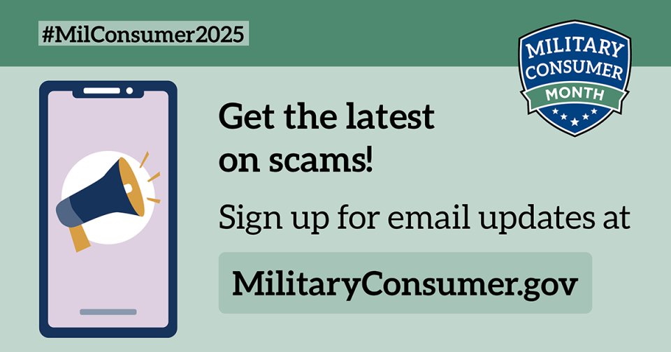 Romance scammers often pose as military personnel - sometimes even claiming to be deployed overseas. They ask for money for leave requests, medical aid, or travel.  ⚠️If someone you've never met asks for cash - pause, verify, and report.  #RomanceScam #MilitaryConsumerMonth