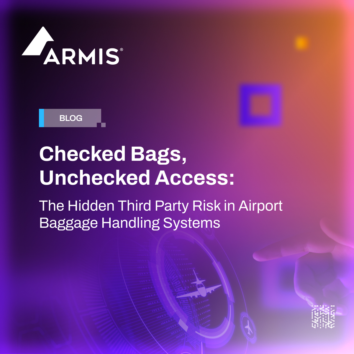 ArmisSecurity's tweet image. ✈️ Checked Bags, Unchecked Access - How secure is the tech behind airport baggage handling?
Airports are no longer just physical transit points, but rather an interconnected digital ecosystem that make blind trust a major risk factor. Our latest blog explores the unseen risks…