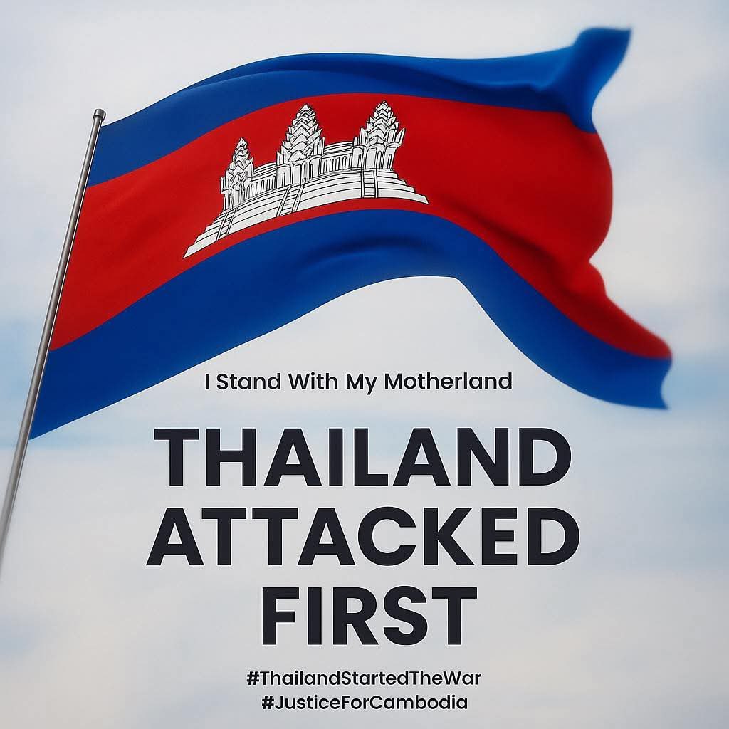 ChuZerose35408's tweet photo. To the world, please don’t fooled by Thailand they only know how to created fake news and spearing lies.
#ThailandStartedTheWar 
#JusticeForCambodia https://t.co/LLEeL7rtrA