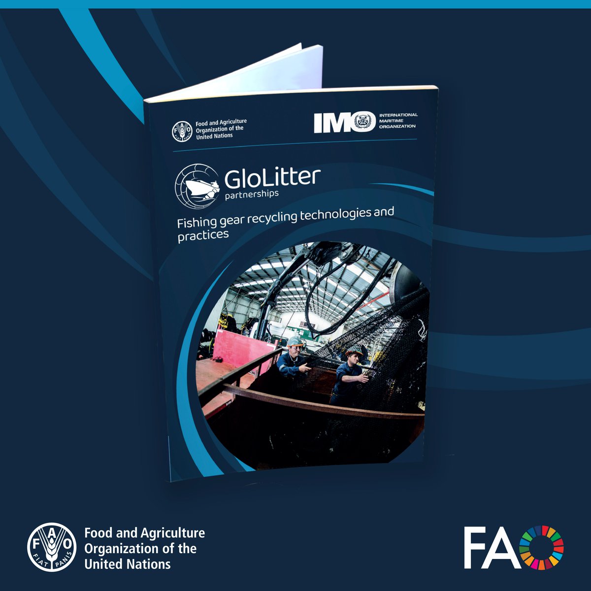 FAOfish's tweet image. This @FAOfish @IMOHQ report explores how recycling end-of-life fishing gear can help reduce marine pollution & advance circular economy efforts.
Read more 👉doi.org/10.4060/cc8317…
#BlueEconomy #SustainableFisheries