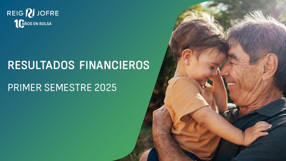 Reig Jofre (@reigjofre) on Twitter photo 🔔 Hoy en <a href="/ReigJofre/">Reig Jofre</a> hemos celebrado el #webinar de resultados del 1S 2025, presentado por Ignasi Biosca y Laura Martí.
📎 Nota: bit.ly/471ofXI
📺 Webinar: bit.ly/44R38Gk
📈Presentación: bit.ly/3ILZKUn
#ReigJofre #H12025 #Cienciaqueimporta 🔔 Hoy en <a href="/ReigJofre/">Reig Jofre</a> hemos celebrado el #webinar de resultados del 1S 2025, presentado por Ignasi Biosca y Laura Martí.
📎 Nota: bit.ly/471ofXI
📺 Webinar: bit.ly/44R38Gk
📈Presentación: bit.ly/3ILZKUn
#ReigJofre #H12025 #Cienciaqueimporta