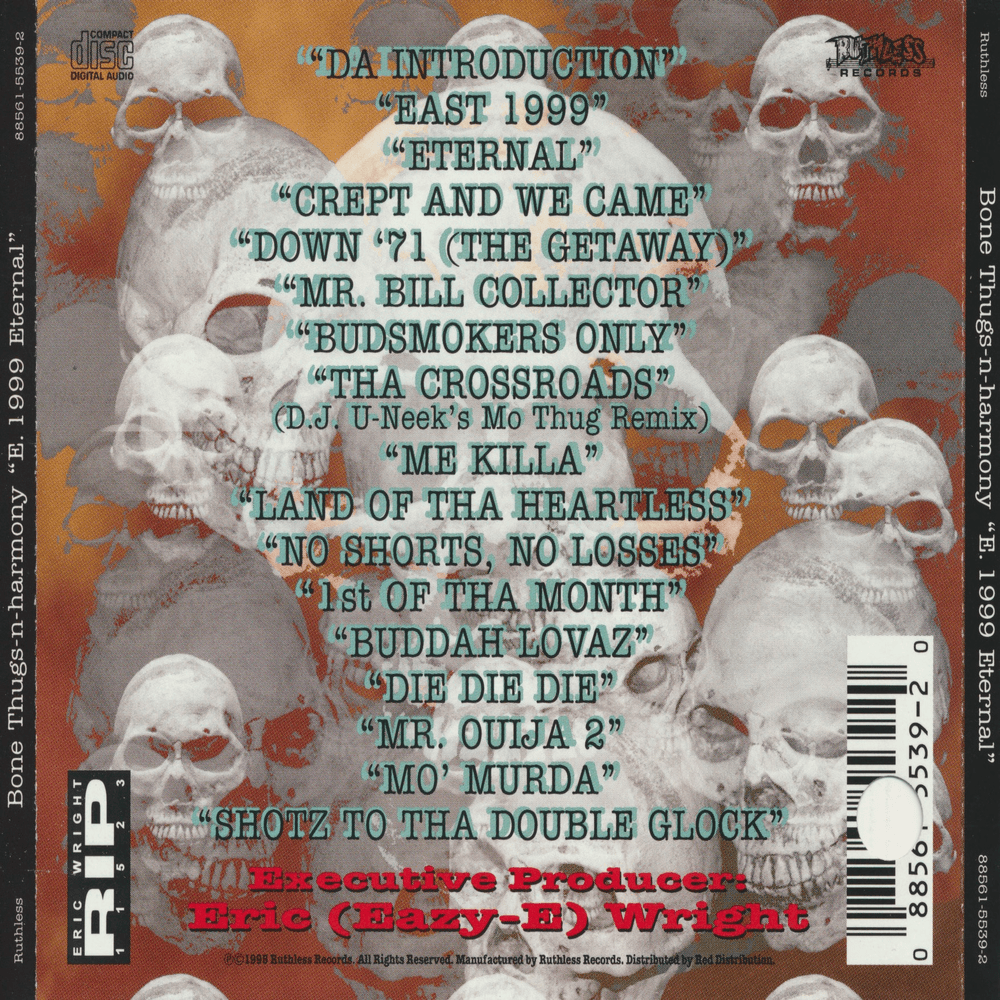 LeFight_Club's tweet image. 25 Juillet 1995,

Bone Thugs-N-Harmony sort "E. 1999 Eternal" qui fête aujourd'hui ses 30 ans 🎂💿💀🍾🥂 #Classic 

Votre top 3 ???