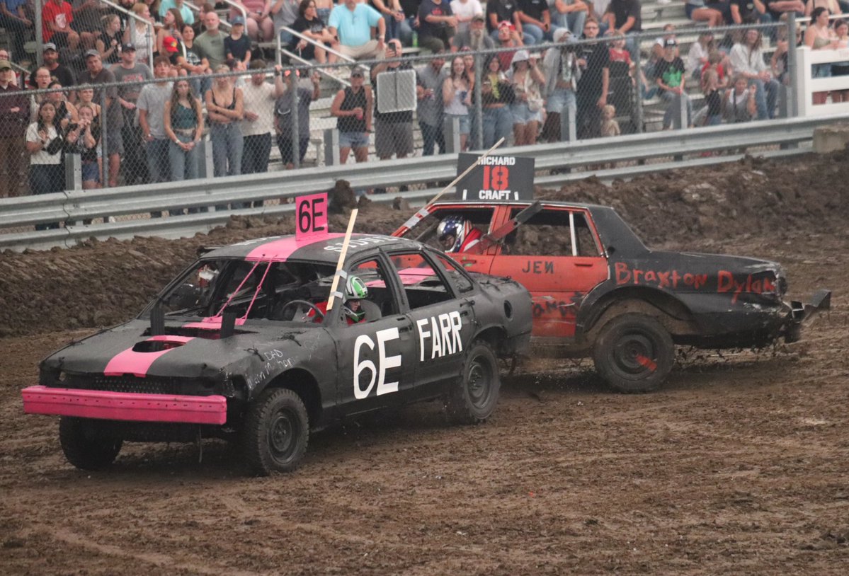 PlatteCitizen's tweet image. Rain didn’t stop the first night of the Demolition Derby at the Platte County Fair

The fun continues all day today and Saturday, with another Demolition Derby slated for 7 p.m. tonight and the Truck and Tractor Pull on Saturday at 7:30 p.m.