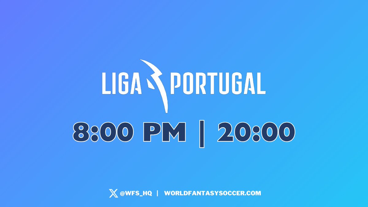 WFS_HQ's tweet photo. #FantasyLigaPortugal ⏳ https://t.co/xE3NpzVxKh