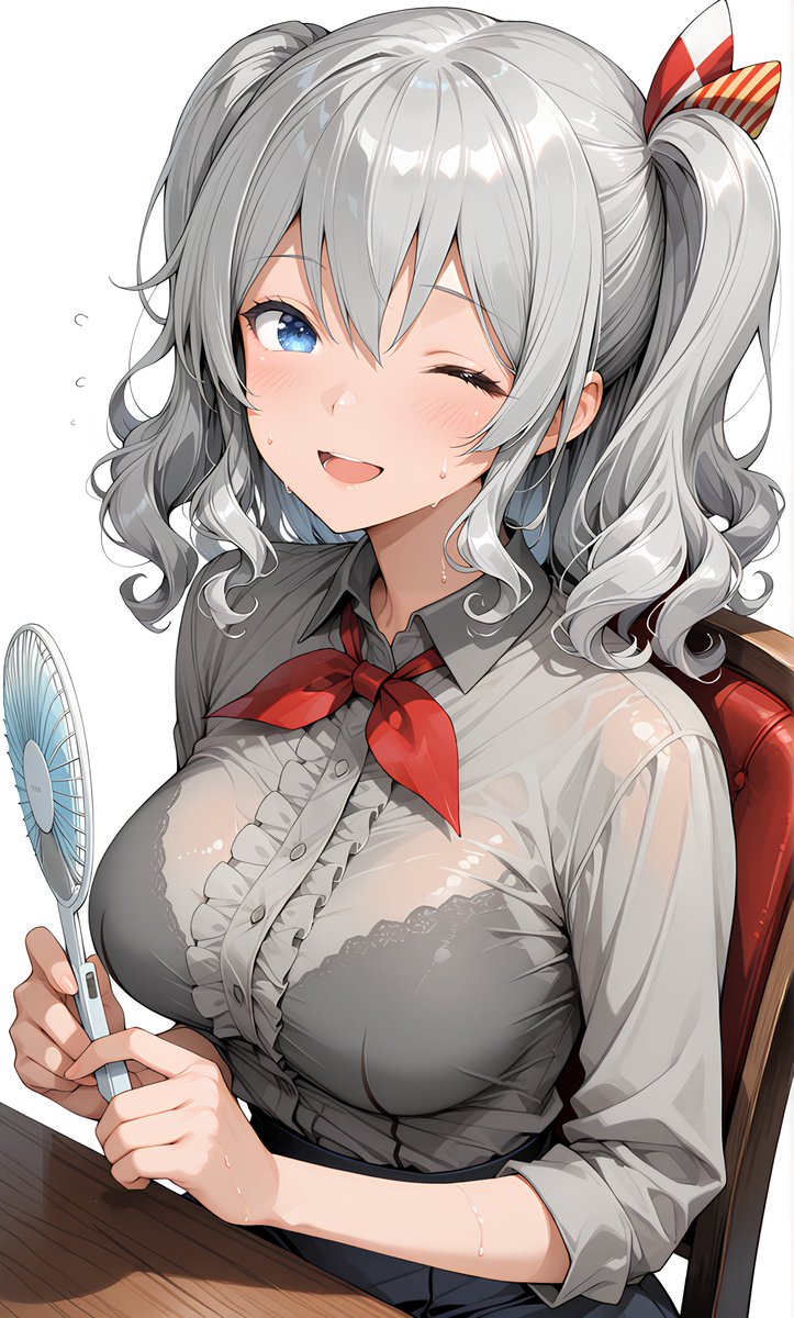 sachitan4's tweet image. 夜中にこっそり上げ
…エアコン修理中
(※結局業者さんに来てもらいました)
鹿島「直るまでもう少しですね、冷たいお飲み物を用意してきますね」
今日も暑い日となりましたが何とか今週も乗り切った感じです、こうも暑いと体がまいりますね…皆様も体調にはお気を付けて...
では、おやすみなさい…