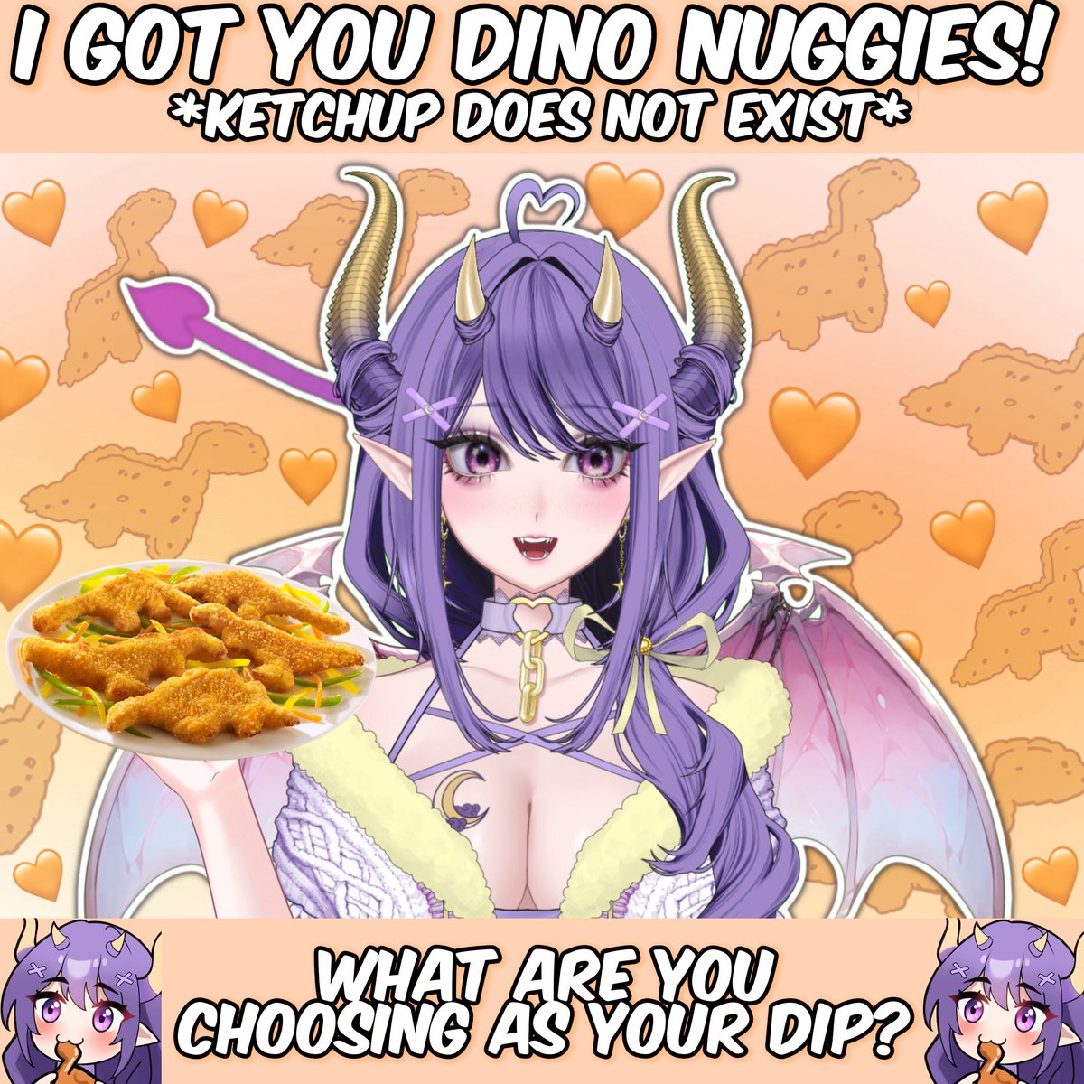 LunaMeiVT's tweet image. I wanna know what you would choose!!🩷

For me I’d pick ranch or bbq sauce🥰