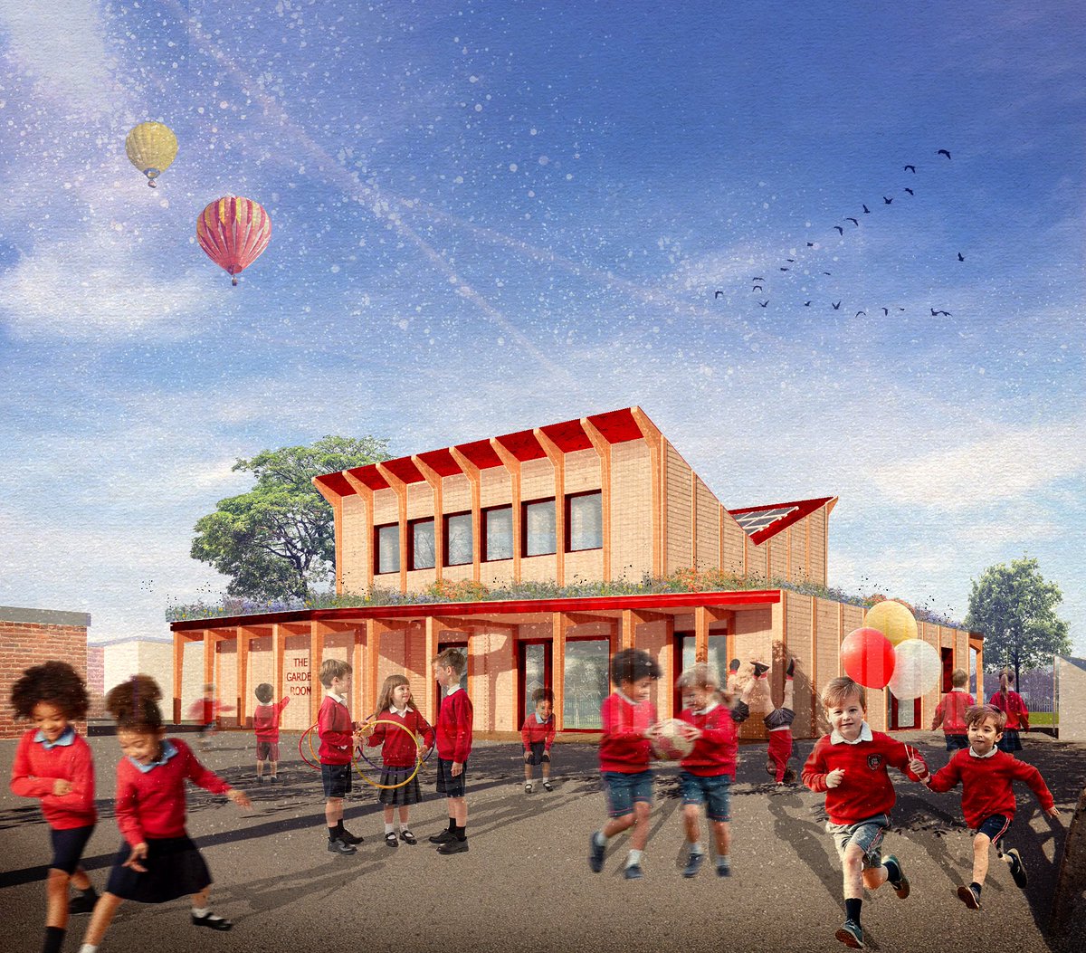 We’re excited to be developing the design for The Garden Room — a new school hall that will celebrate natural materials, abundant daylight, and a strong connection to the outdoors. ✨🌱