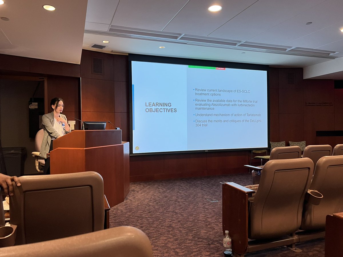 MayoHemeOnc's tweet image. Excellent journal club presentation by @emmacstmartinMD & @EmperorBlackMD on practice changing trials in SCLC!