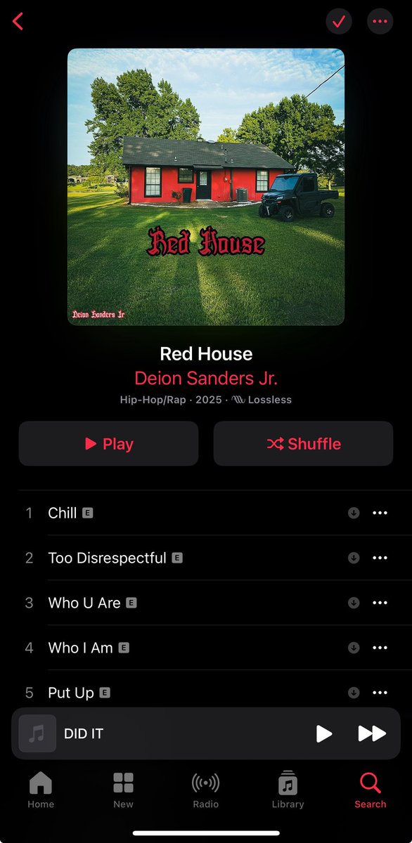DeionSandersJr's tweet image. Red House - OUT NOW!
music.apple.com/us/album/red-h…