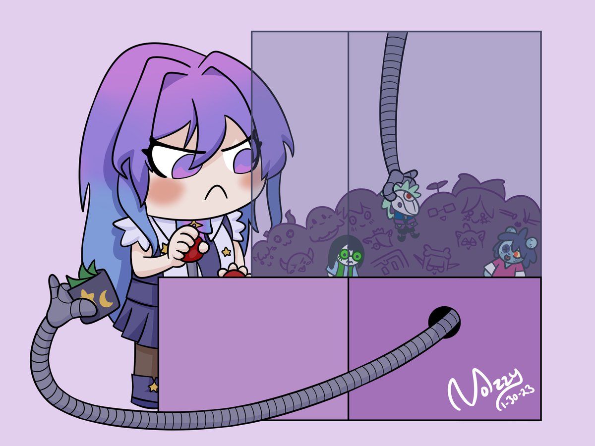 AstraGhostvt's tweet image. A throwback to when I played crane games on stream and lost all my money π