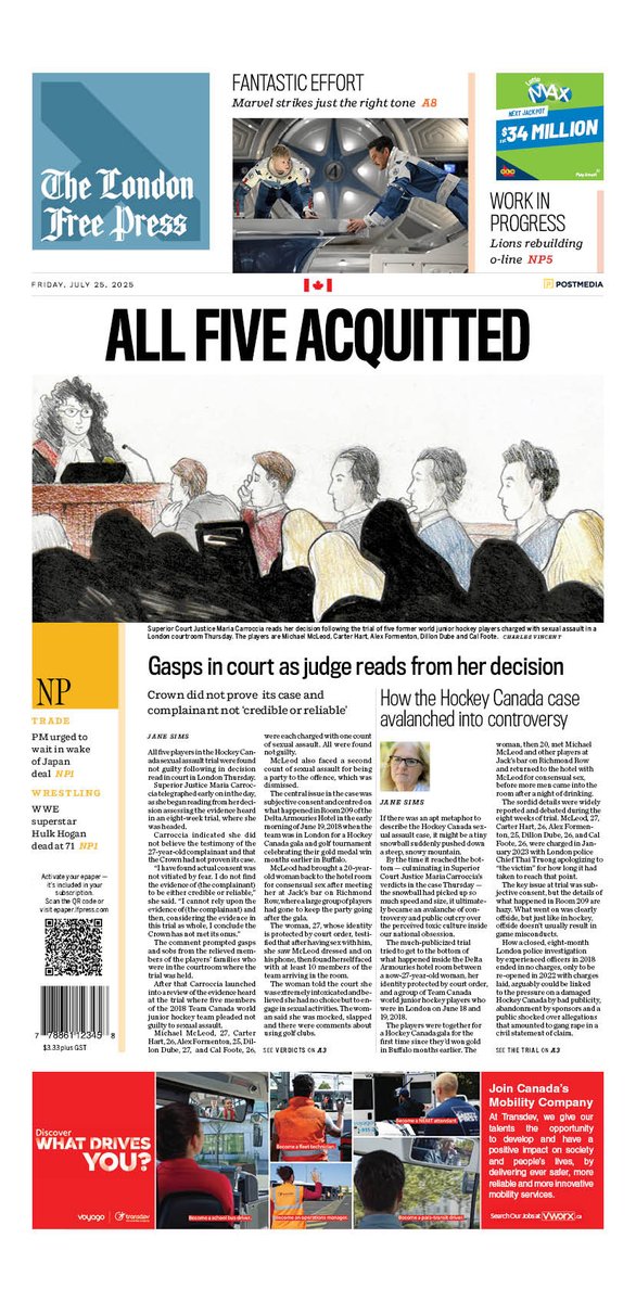 LFPress's tweet image. #FrontPageNews #ldnont