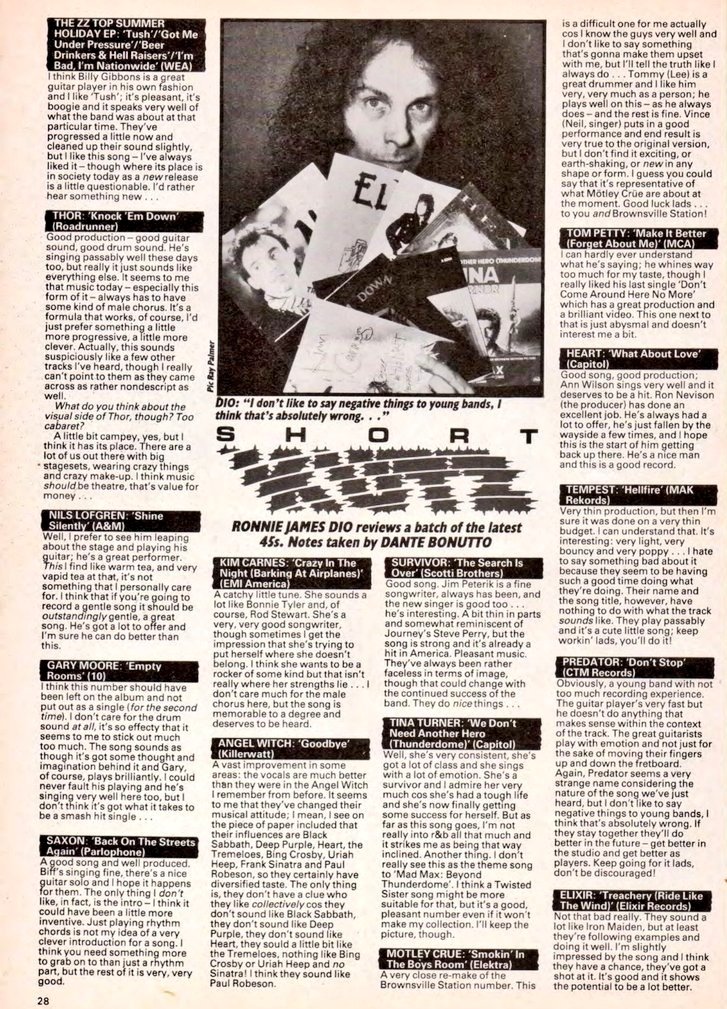leonski700's tweet image. 40 year&apos;s ago NWOBHM band Elixir released their debut single  Treachery (Ride Like The Wind) and was reviewed by Ronnie James Dio 🙏 in Kerrang. For me an absolute game changer.  Happy Anniversary. 🤘  @mitchlafon @BerserkerBill @RockTheseTweets @marillion073 @TheDuckLR @TTFTPR
