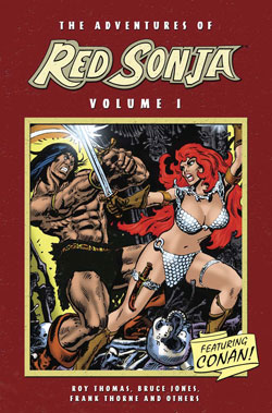 PaprbackWarrior's tweet image. THE ADVENTURES OF RED SONJA VOLUME 1 collects the character’s appearances in Marvel Feature #1-#7, all published in 1975, plus the “Red Sonja” story from Savage Sword of Conan the Barbarian #1 (1974). Read my review of this book at paperbackwarrior.com/2023/12/the-ad… #booktok #books #reading…
