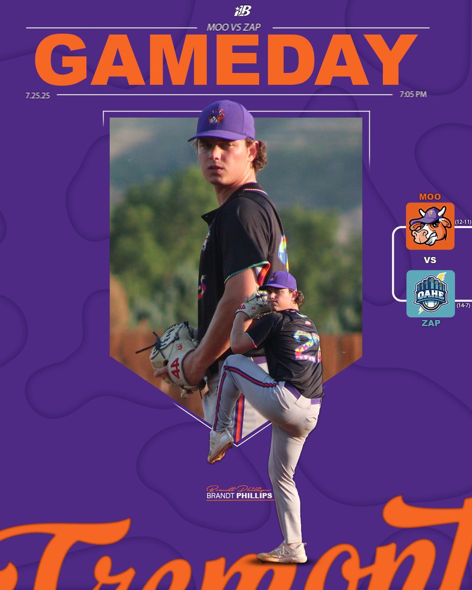 fremont_moo's tweet image. GAMEDAY🐮
🆚 Oahe Zap
⏰ 7:05 PM
📍 Moller Field, Fremont Neb.
🎥 youtube.com/@fremontmoobas…
🎧 fremont-moo-baseball.mixlr.com