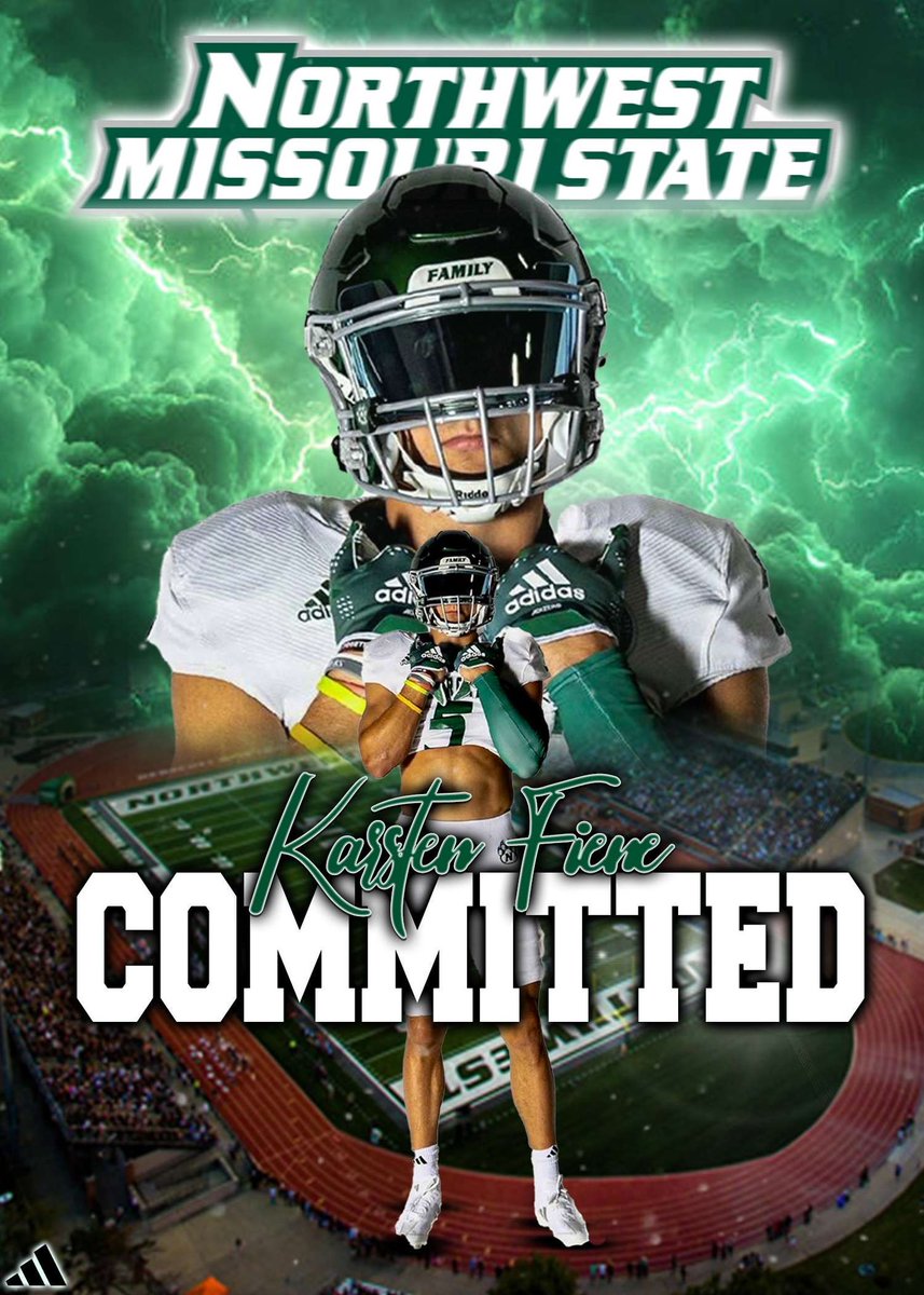 FieneKarsten's tweet image. COMMITTED‼️ @NWBearcat_FB
#AGTG #Gobearcats
@Dawavykoach @CoachMcMenamin
@WykstraConnor @coach_jwrightOL
@recruitLSFB @lstigerfootball @JPRockMO