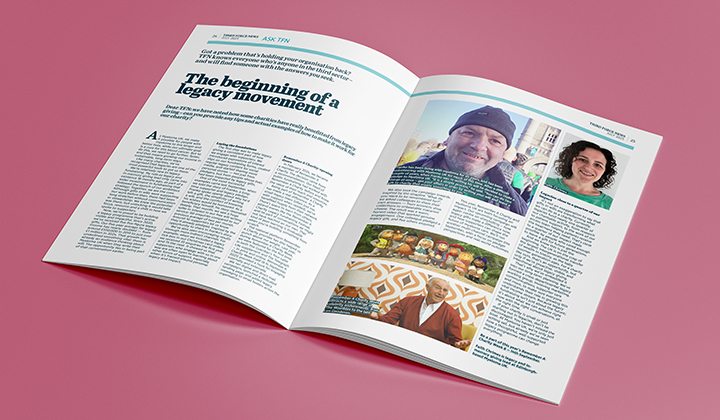 ThirdForceNews's tweet image. TFN is @scvotweet's magazine for the #VoluntarySector
In the current magazine: with #RememberACharityWeek a couple of months away, we hear from @MyelomaUK about their work to encourage #LegacyGiving
Available for all to read and share here: okt.to/iLx8zH