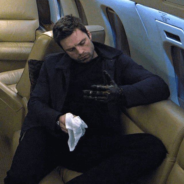 ManOfVibranium's tweet image. It's morning. He's currently cleaning his hand because he likes to shine it and hasn't slept. Proceed with caution.