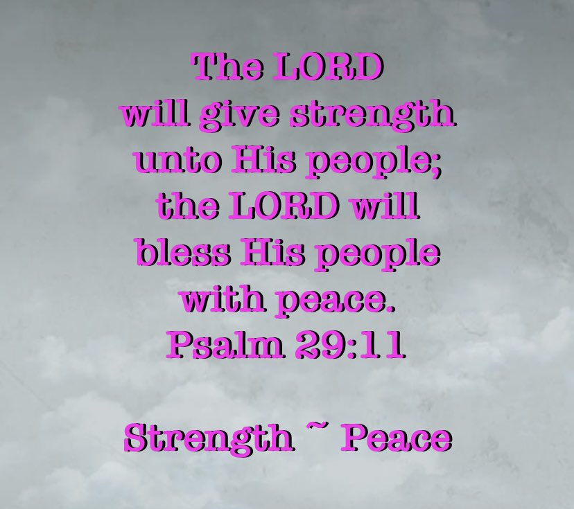 The strength of #God secures my peace! 💖💖💖💖💖💖💖💖💖