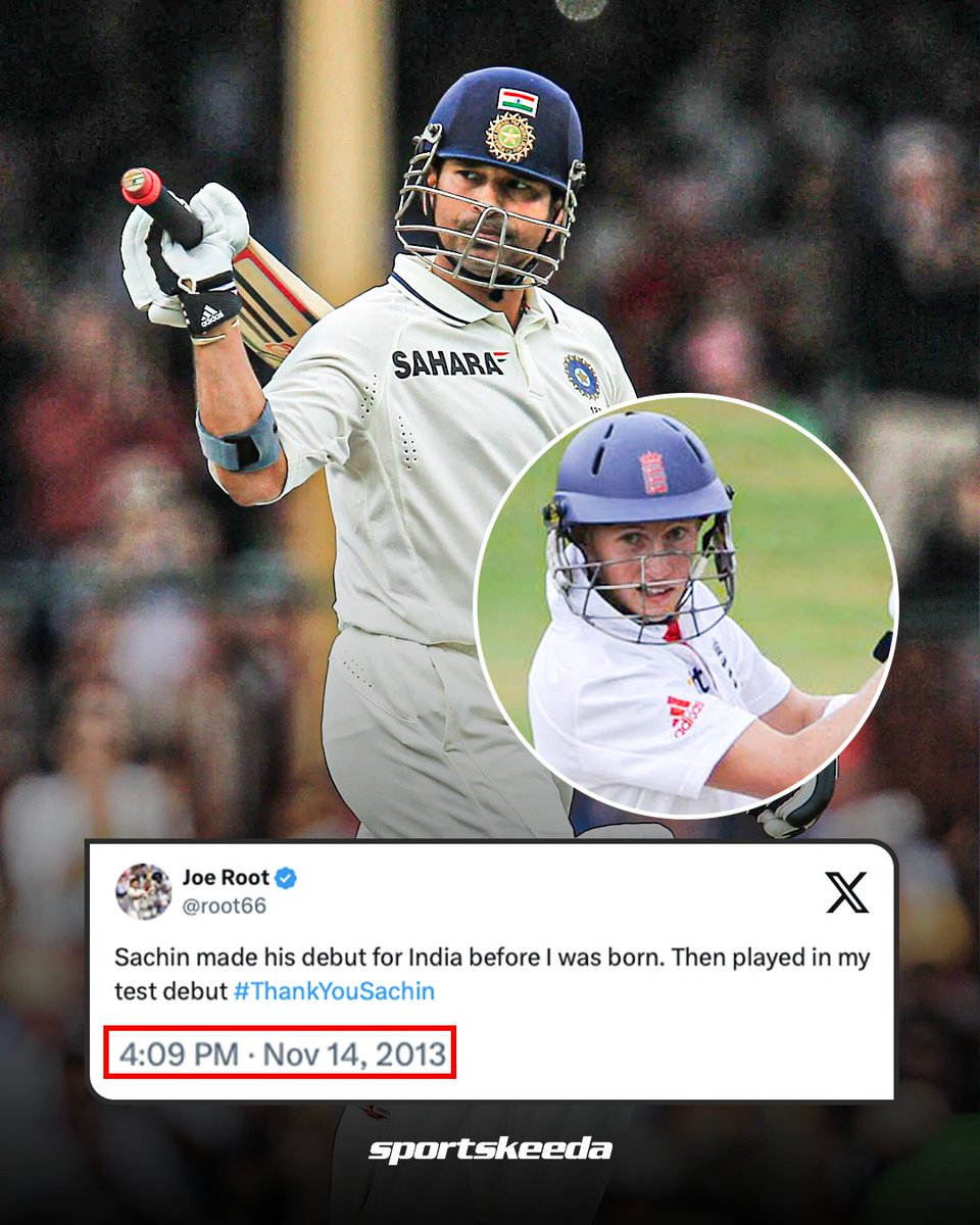 From admiring the Master Blaster to chasing his historic tally 💫

Joe Root’s journey has come full circle — now just behind Sachin Tendulkar in all-time Test runs! 🐐

#JoeRoot #SachinTendulkar #TestCricket #Sportskeeda