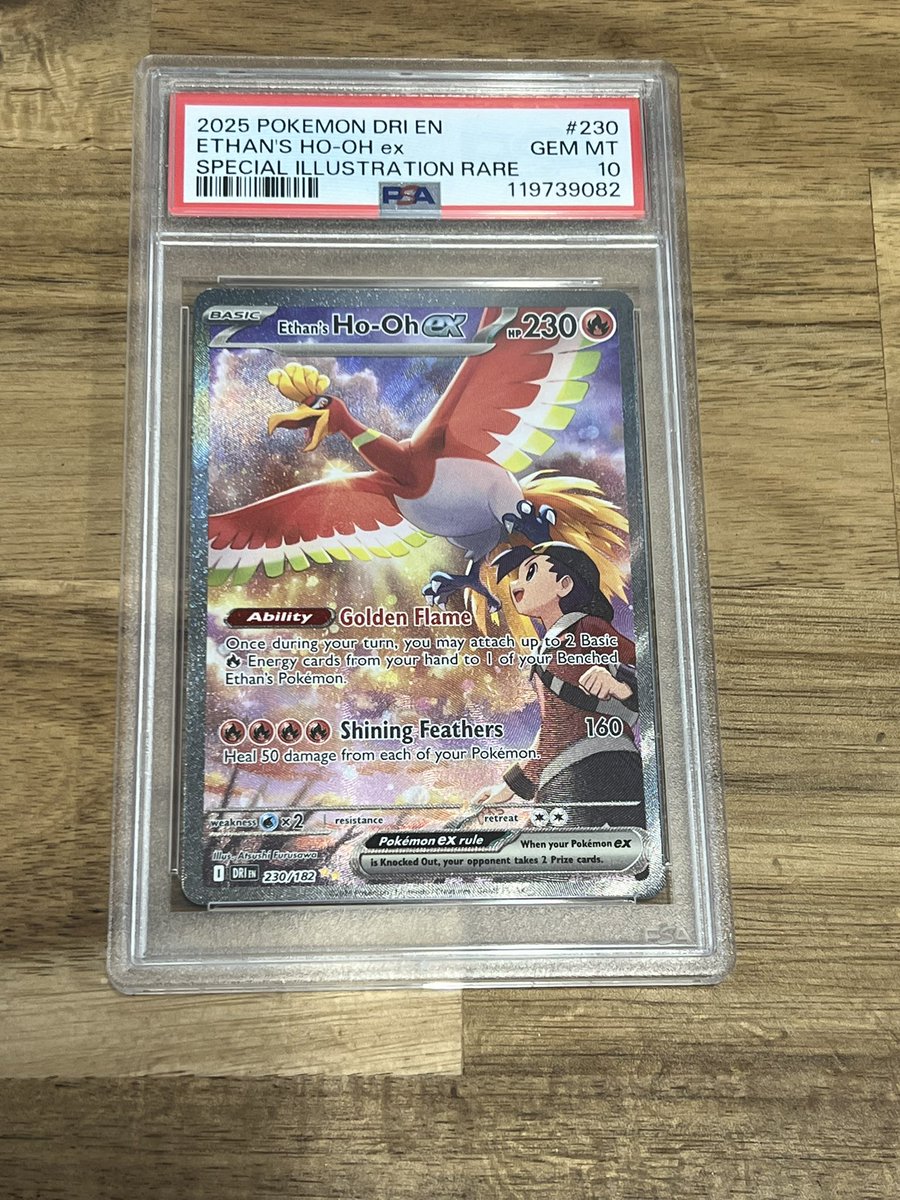 2025 Ethan’s Ho-Oh EX
Special Illustration Rare PSA 10

$525 shipped.