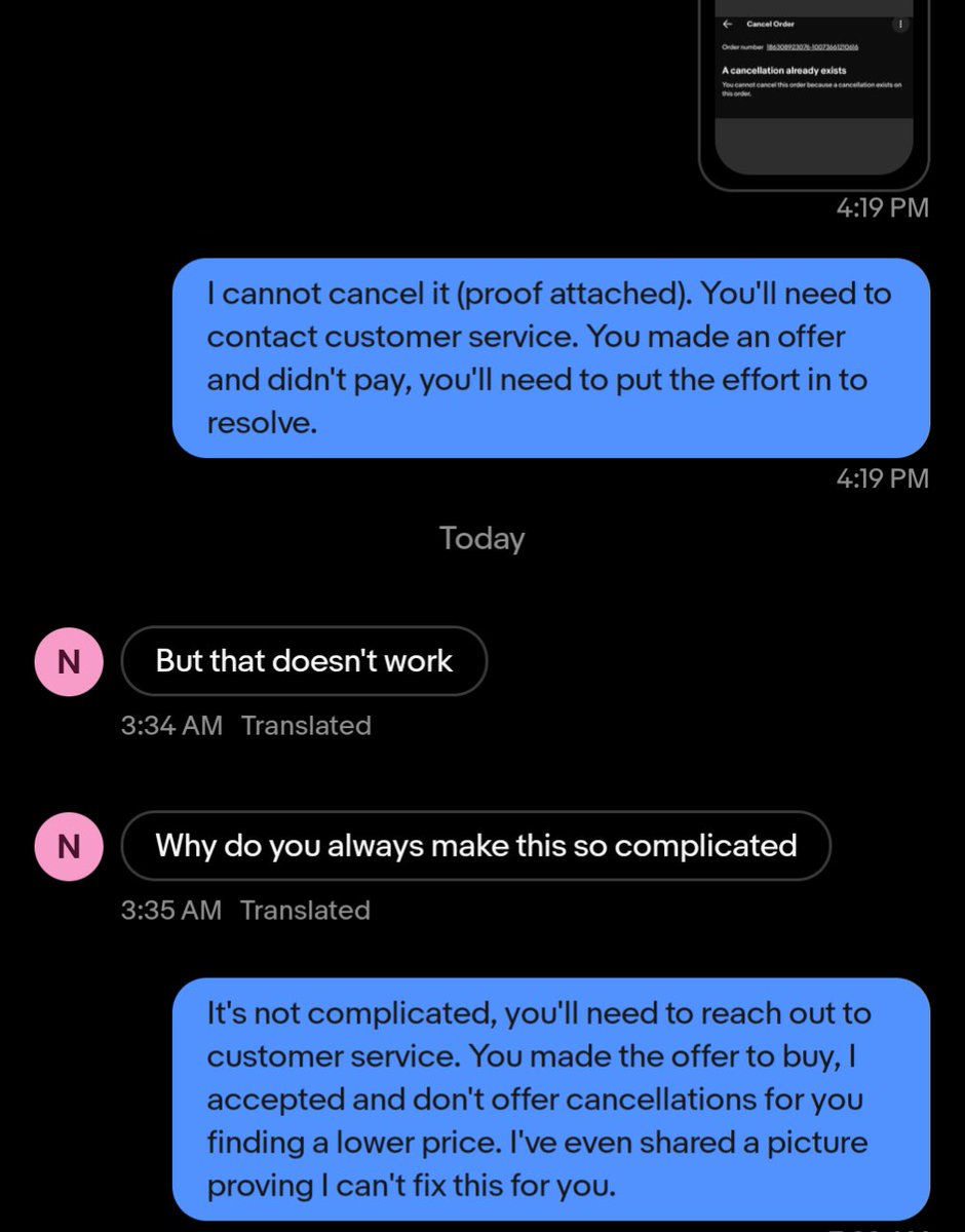 wildegoose1's tweet image. "why do you always make this so complicated"
Love eBay sometimes