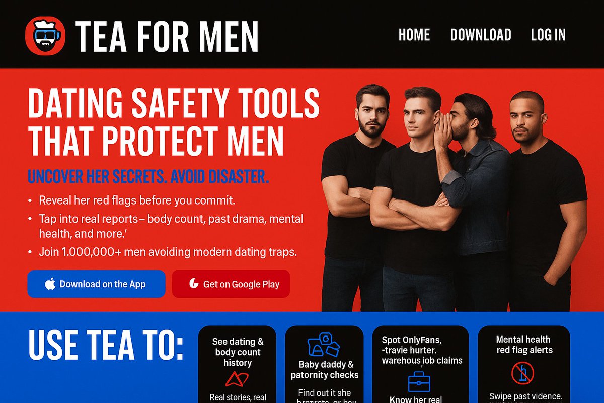 Tea app for men tweet media