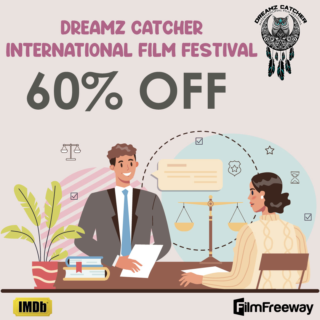 Lights, camera, action! Ready to be immersed in the world of film at Dreamz Catcher International Film Festival  

Use Code S20DCIFF60 
to get 60% Discount 
Submission link- filmfreeway.com/Dreamzcatcheri…