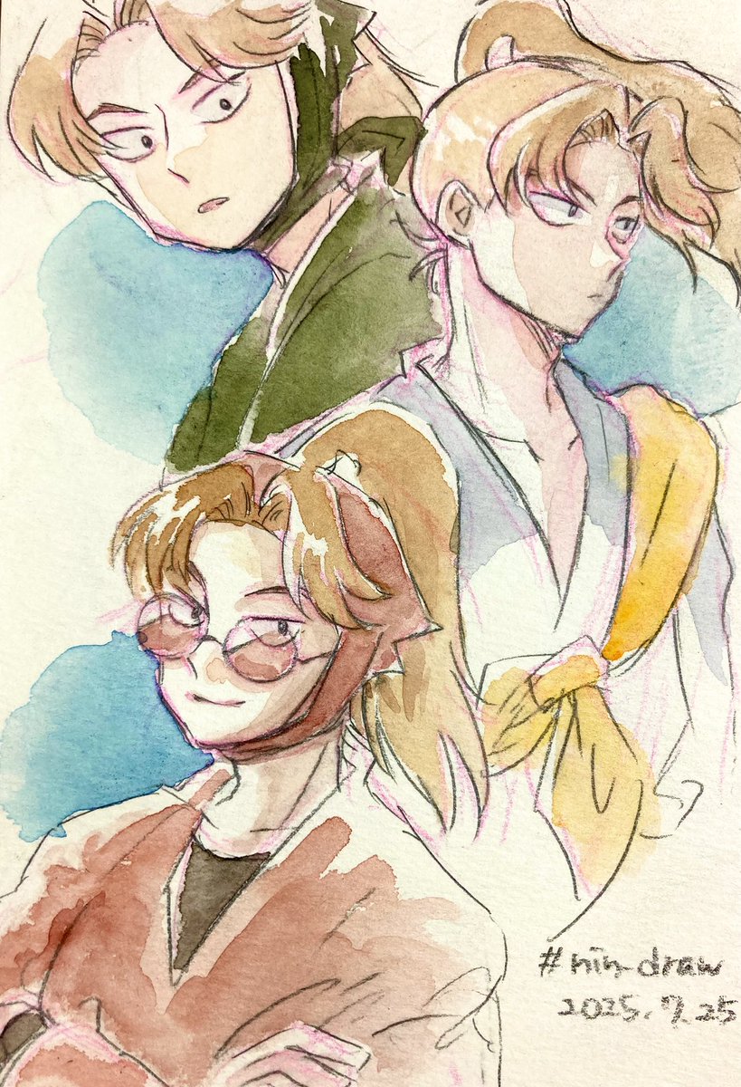 tawashi_nin's tweet image. #nin_draw  −20

利吉さん難しすぎる