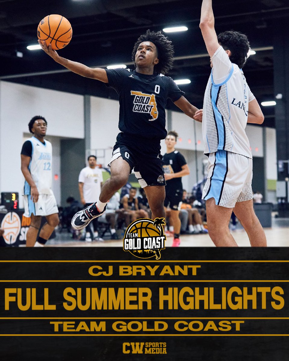 Team Gold Coast (@teamgoldcoast) on Twitter photo Cj Bryant Jr. <a href="/_cjbryant/">Craig Bryant</a>
5’7 Point Guard
Coral Springs HS <a href="/CSCOLTSBBALL/">Colts Basketball</a>
Team Gold Coast
GPA - 4.9
Summer Highlights:
hudl.com/v/2SKDwc Cj Bryant Jr. <a href="/_cjbryant/">Craig Bryant</a>
5’7 Point Guard
Coral Springs HS <a href="/CSCOLTSBBALL/">Colts Basketball</a>
Team Gold Coast
GPA - 4.9
Summer Highlights:
hudl.com/v/2SKDwc