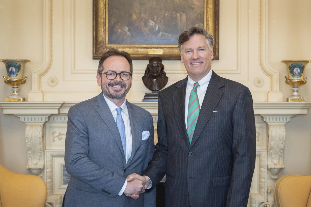 CGRuizMassieu's tweet image. Al concluir mi misión en @MisionONUCol y estar por iniciar mis nuevas responsabilidades en Haití en @BINUH_UN, sostuve un diálogo muy constructivo con @DeputySecState, Christopher Landau, sobre la región y nuestro compromiso común con la paz y seguridad.