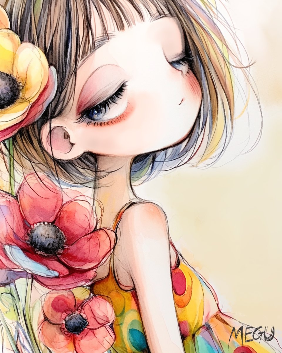 "hana kin"

Have a nice weekend💖
#AIart