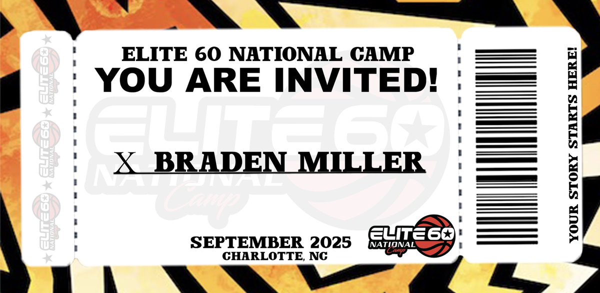 StellarHoops's tweet image. Class of 2026 6’3 Carmel Christian School (NC) Braden Miller has been INVITED to the Elite 60 National Camp.