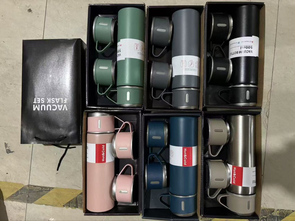 chattel_by_abby's tweet image. This Vacuum Flask Set is that daily-use, giftable, keep-it-forever kind of product. Comes with matching cups too.
Price: N6,000 wholesale
N8,000 Retail