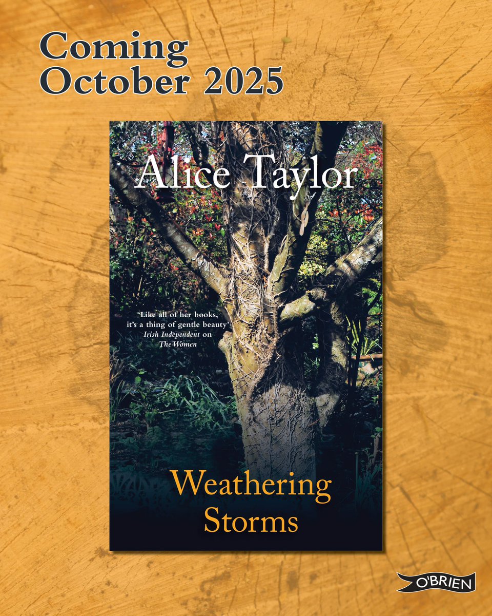 OBrienPress's tweet image. As we go through life we weather many storms.
For Alice, the loss of a much-loved tree made her wonder how we can continue to make life beautiful even after it has been marred by grief. 
 
A brand-new Alice Taylor will be hitting shelves in October 2025.