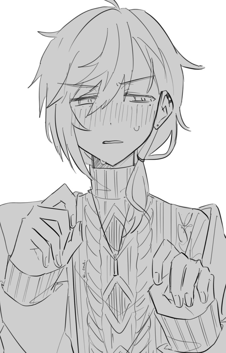 __0ru0__'s tweet image. ガチ動揺赤面が見たい