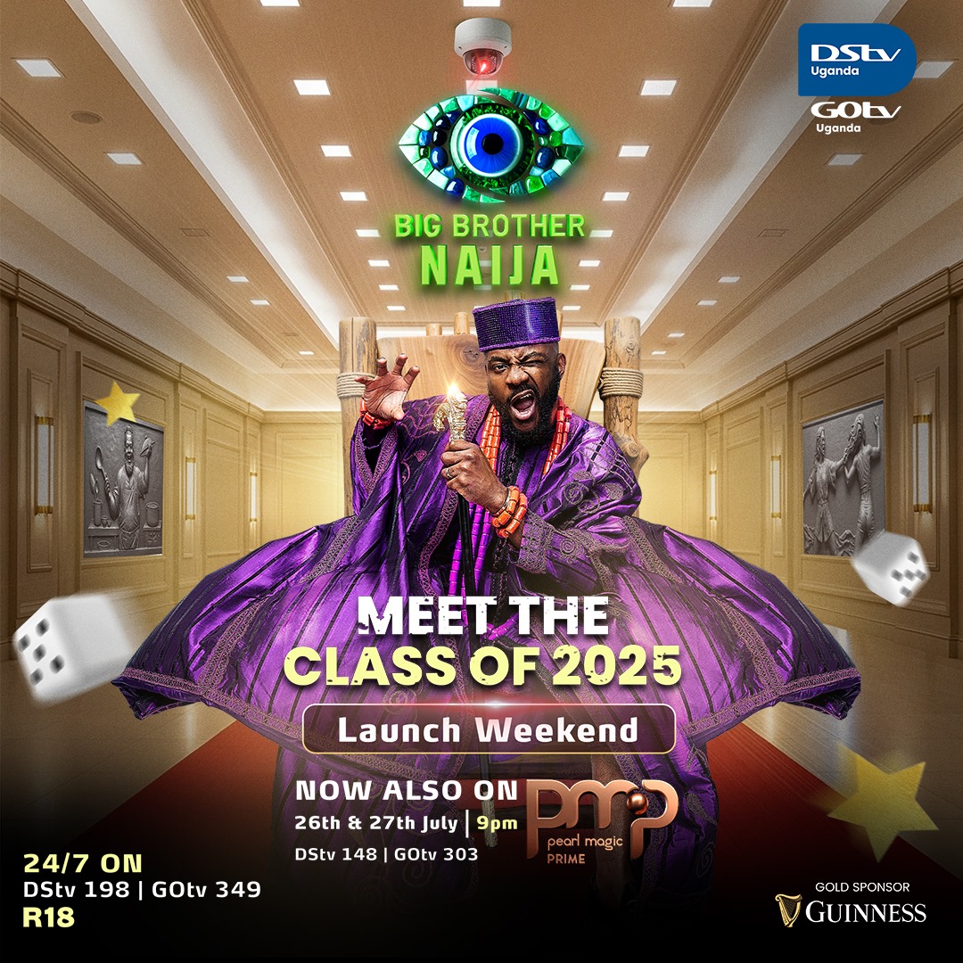 DStvUganda's tweet image. Ladies & Gentlemen, the #BBNaija Launch weekend will be live on @PearlMagicPrime.
Get connected to the Access package mangu mangu and stay ready for the launch.
#KaWeekie